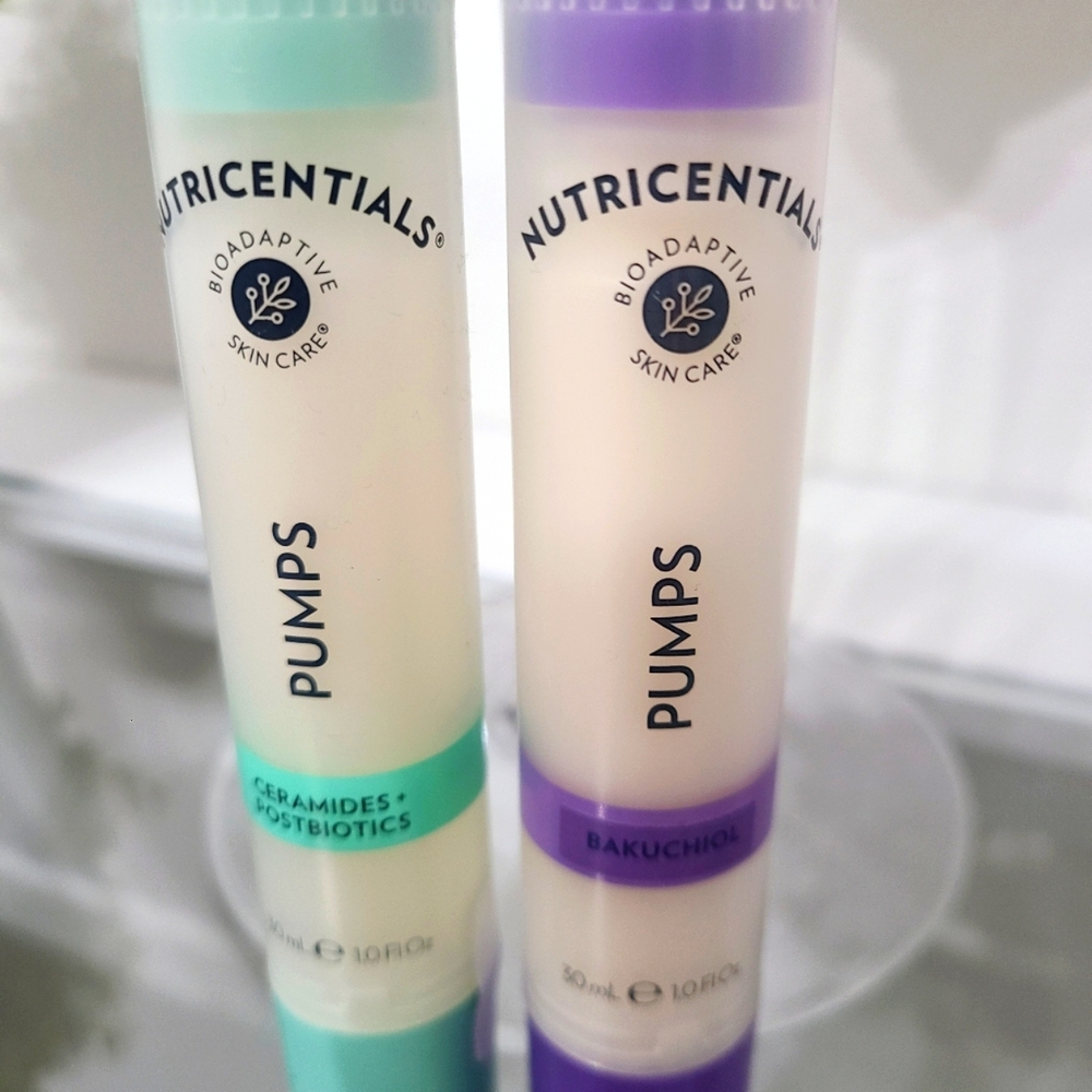 Nu Skin Nutricentials Ceramides + Postbiotics & Bakuchiol Pumps‼️free la…